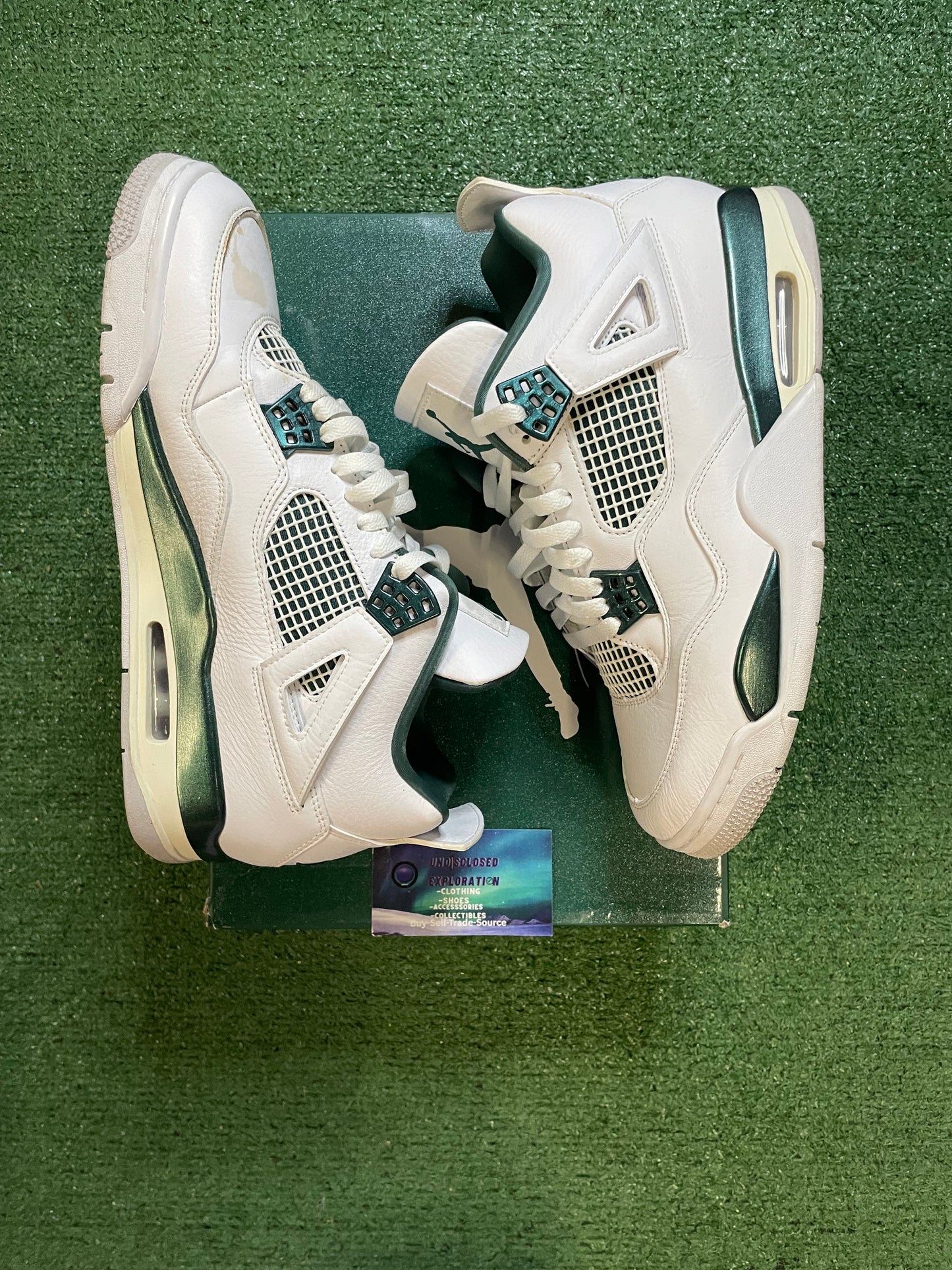 Air Jordan 4 oxidized green size 10men/11.5women