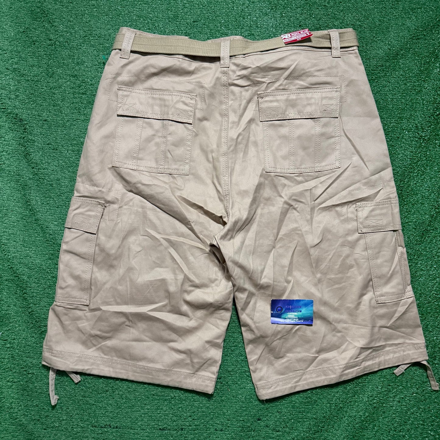 Vintage Royal Blue Cargo Shorts