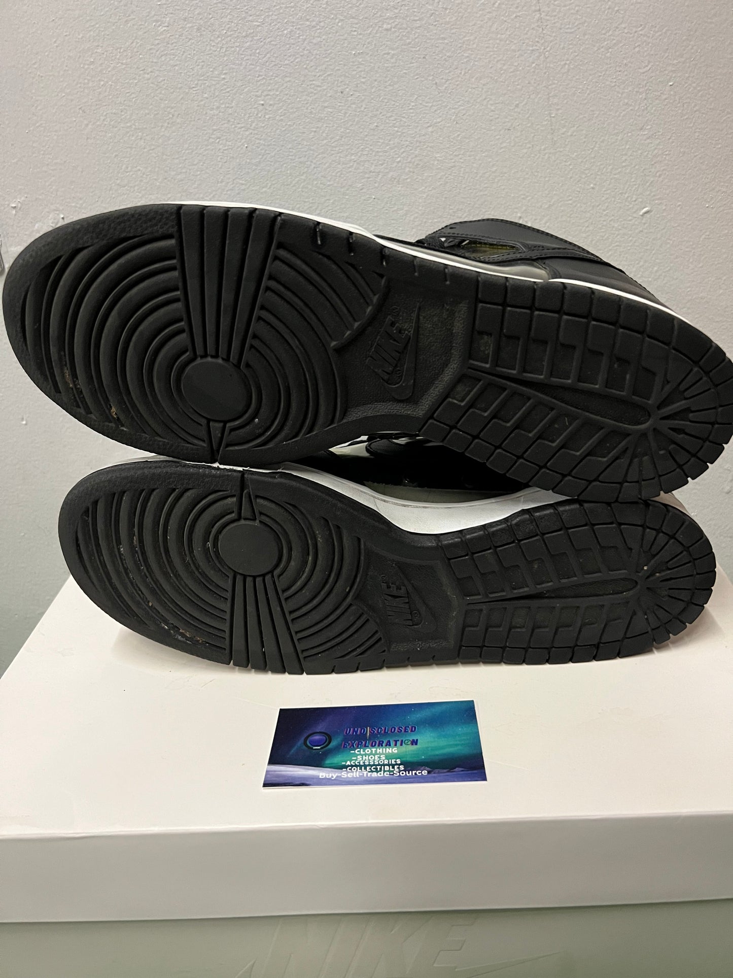 Nike dunk high clear X comme Des garçons CDG size 11men/12.5women