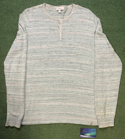 Calvin Klein blue & white longsleeve