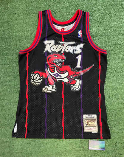 Tracy McGrady #1 Mitchell & Ness Toronto Raptors jersey