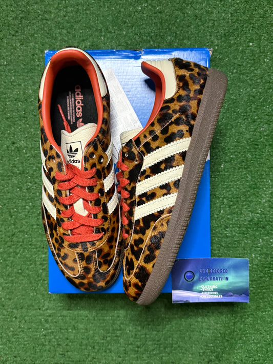 Adidas Samba Preloved Red Leopard