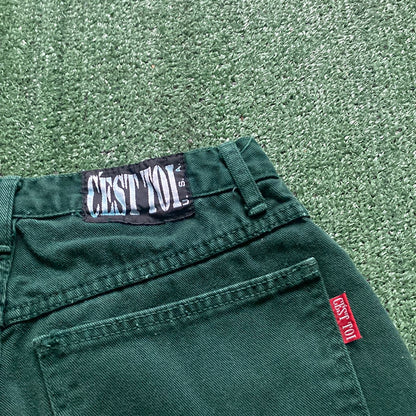 Vintage Green jean short