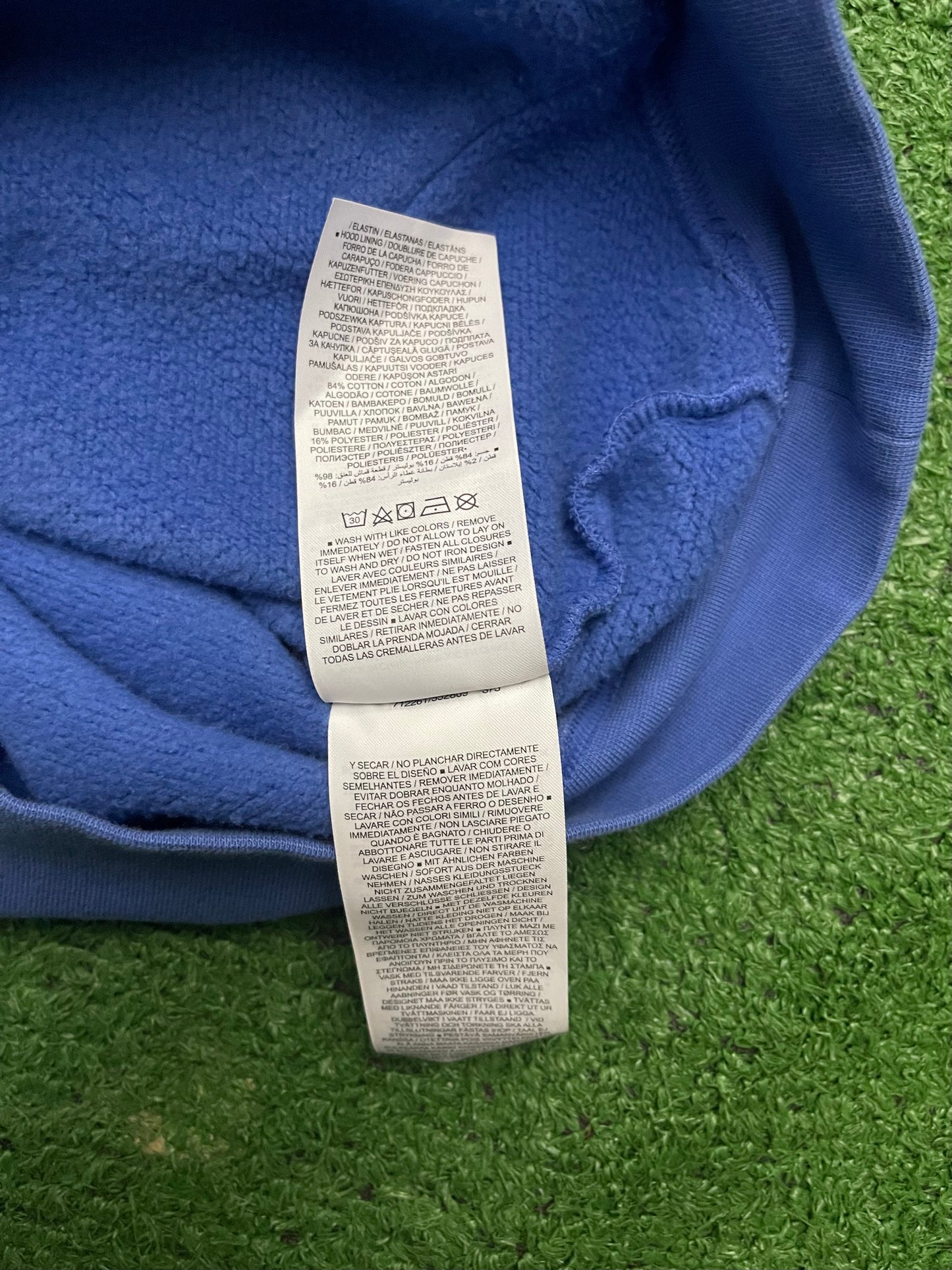 Supreme Nike Half Zip Hooded Sweatshirt Blue