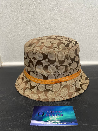 Vintage Coach monogram bucket hat
