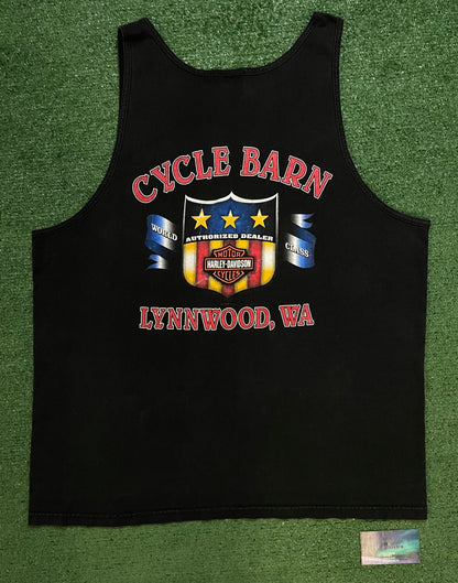Vintage 1990s Harley Davidson skull tank top