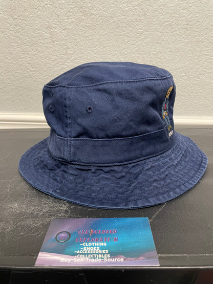 Navy Polo Ralph Lauren bear bucket hat
