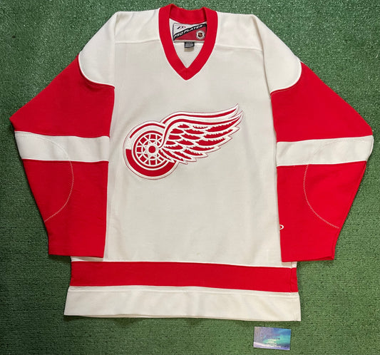 Vintage 1990s Pro Player Detroit red wings western conference hockey jersey