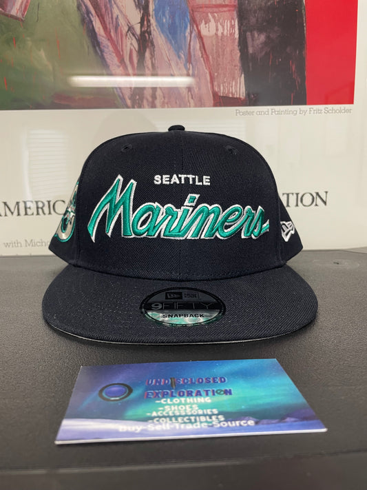 Seattle Mariners wordmark new era hat