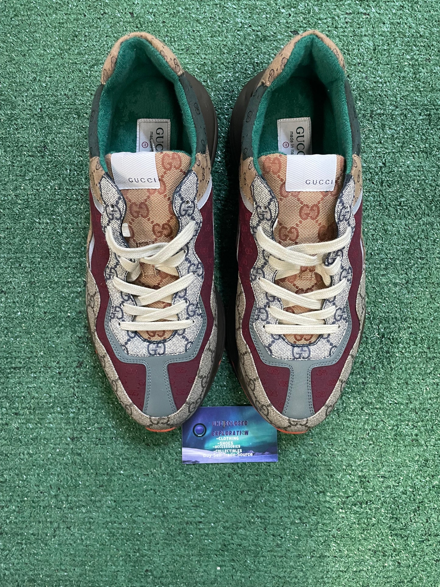Gucci rhyton brick red size 11men/12.5women