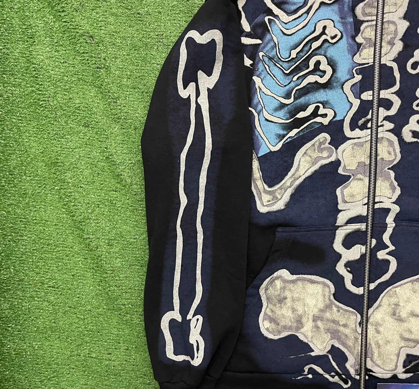 Travis Scott Cactus Jack Fragment Skeleton Graffiti Hoodie