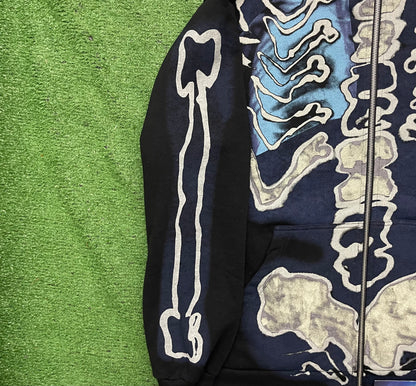 Travis Scott Cactus Jack Fragment Skeleton Graffiti Hoodie