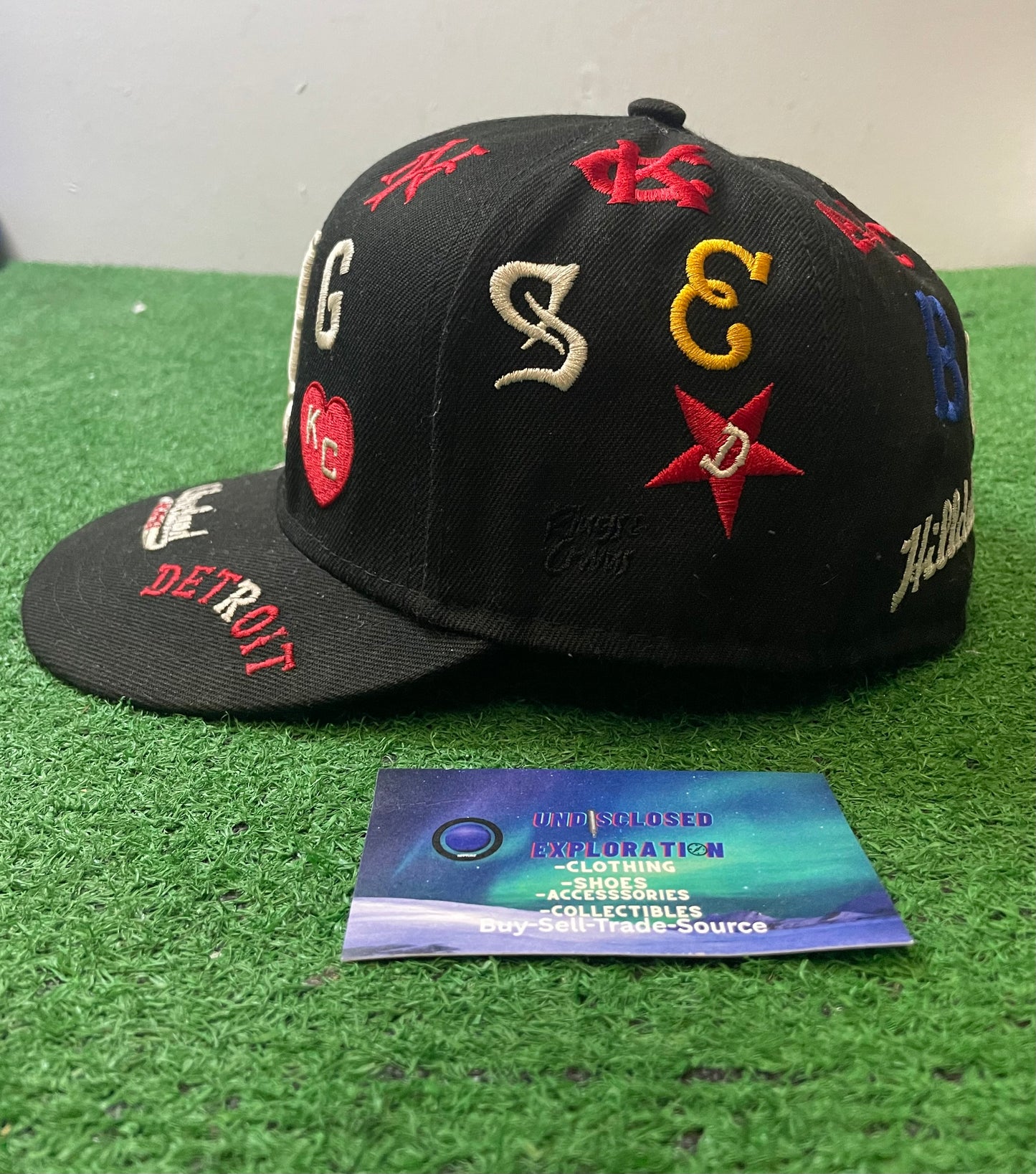 Negro league rings & crowns fitted hat