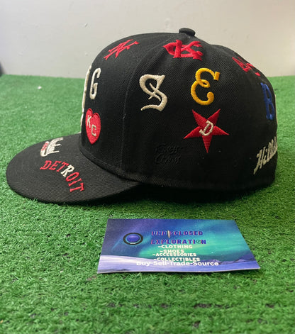 Negro league rings & crowns fitted hat
