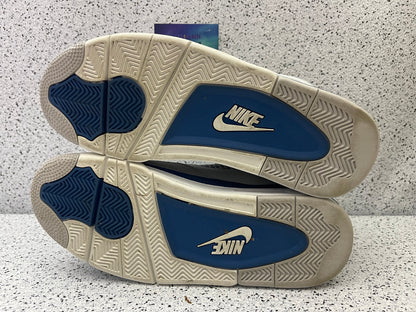 Jordan 4 Military Blue 10.5 Men/12 Women “Preowned”