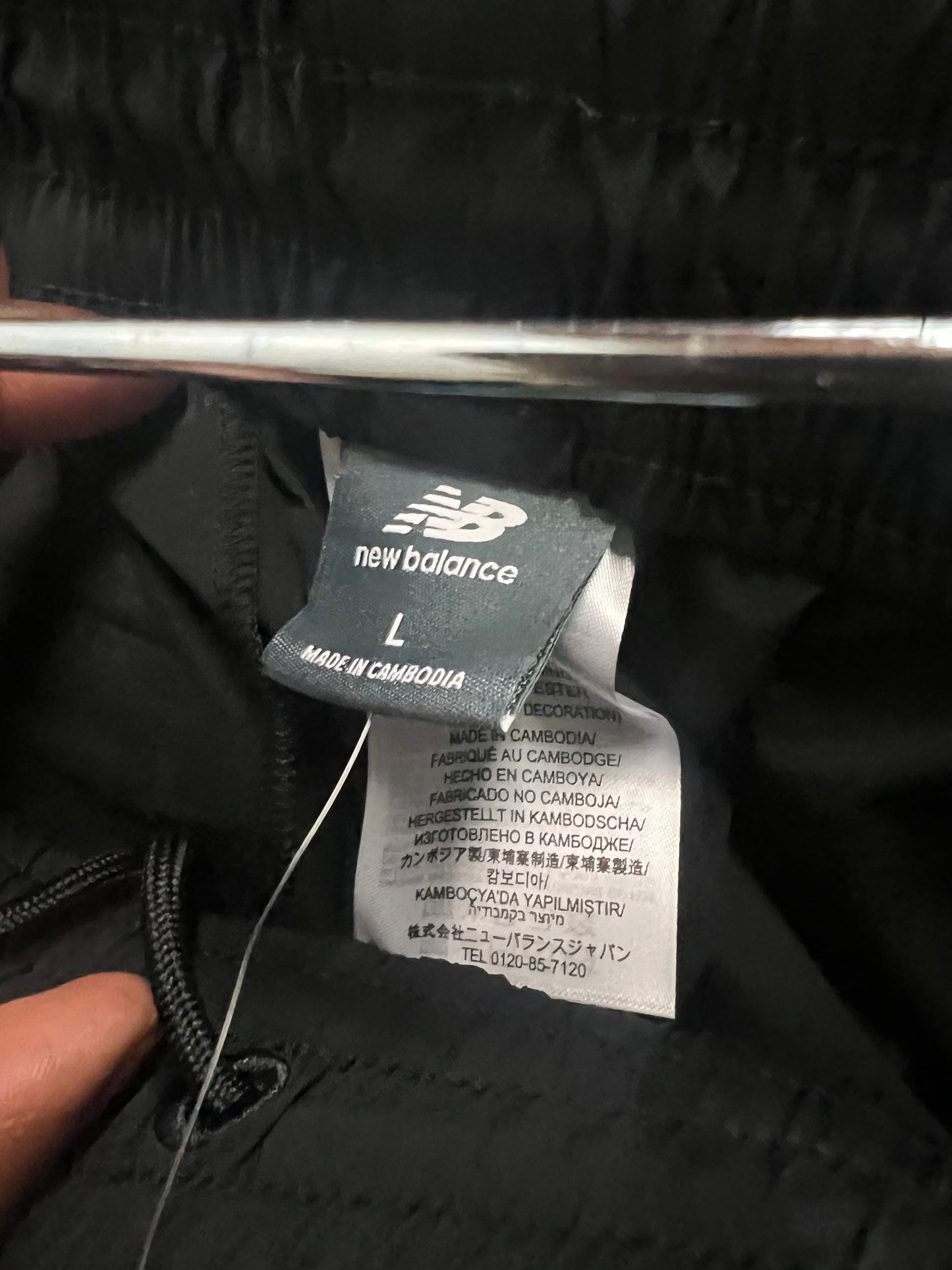 New Balance black shorts