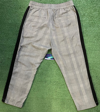 H&M Divided Grey Plaid Pants