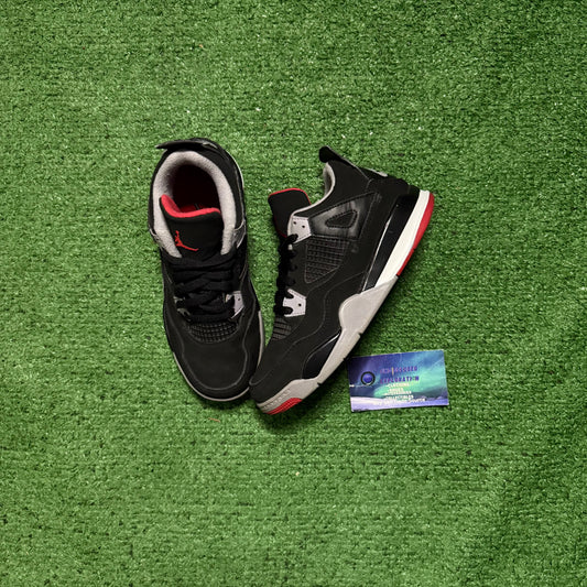 Jordan 4 Bred 2019 1.5 Y “Preowned”