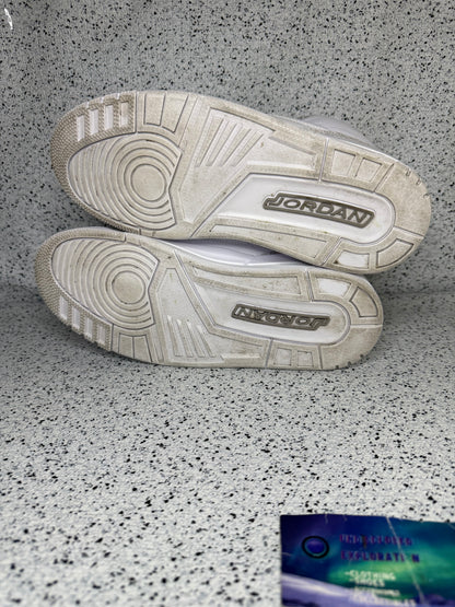 Jordan 3 Pure Money 9.5 Men/11 Women “Preowned”