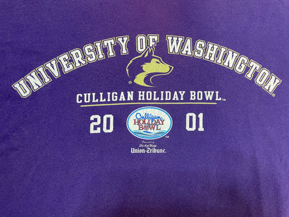 Vintage 2000s University of Washington UW culligan holiday bowl longsleeve