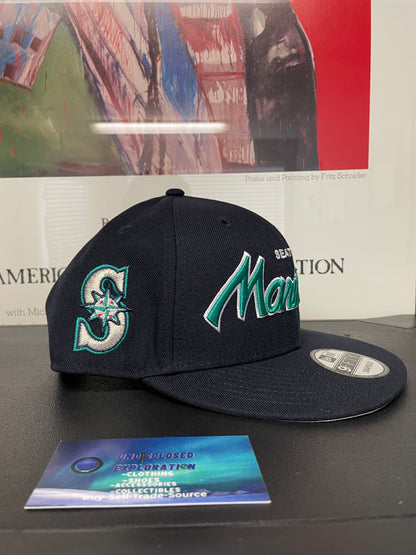 Seattle Mariners wordmark new era hat