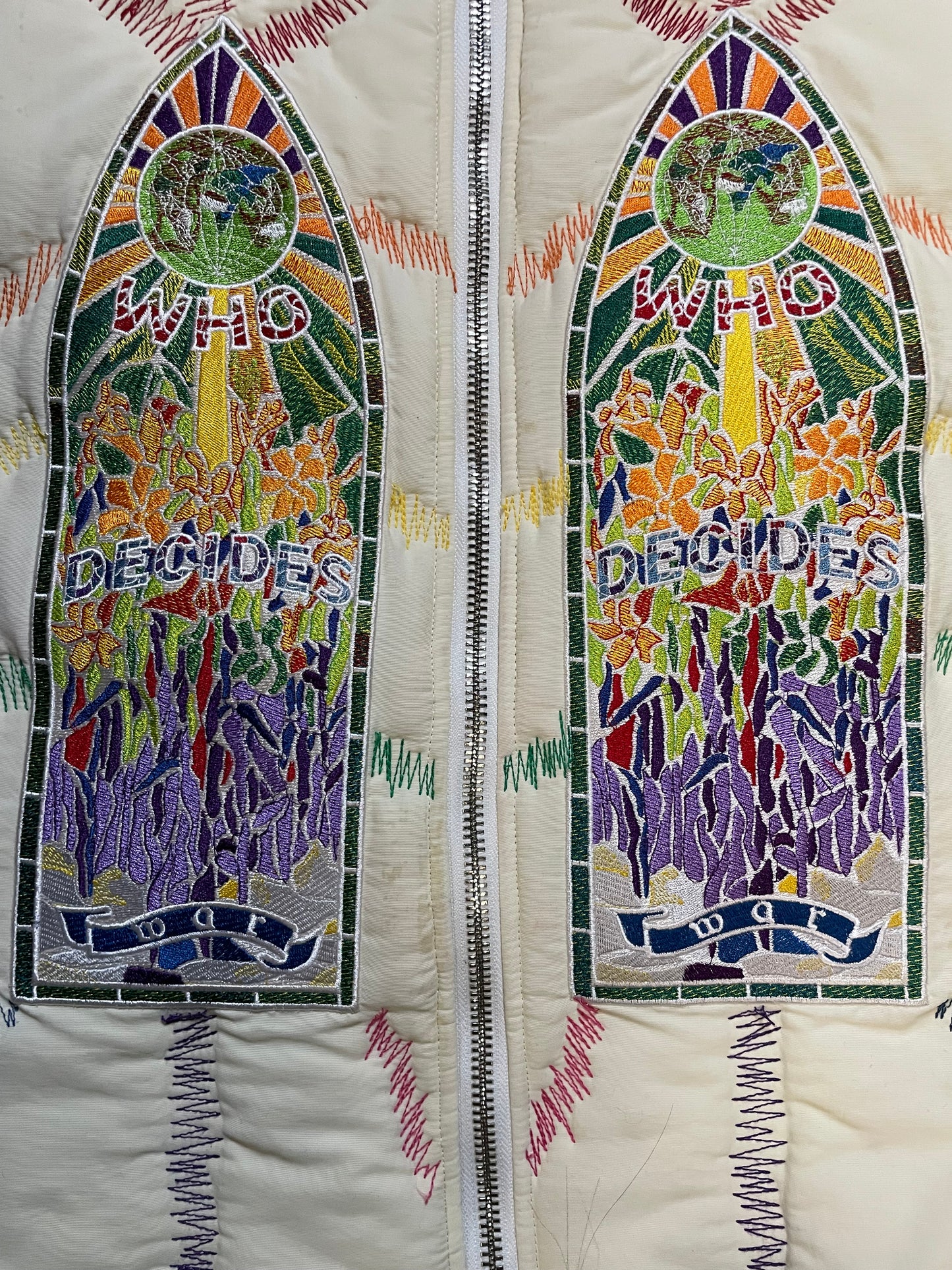 Who Decides War ivory Cathedral Vest