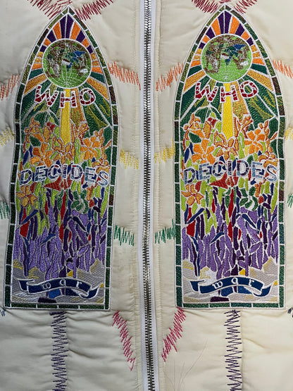 Who Decides War ivory Cathedral Vest