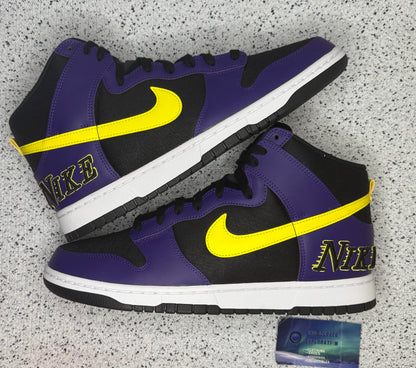 Nike Dunk High Lakers