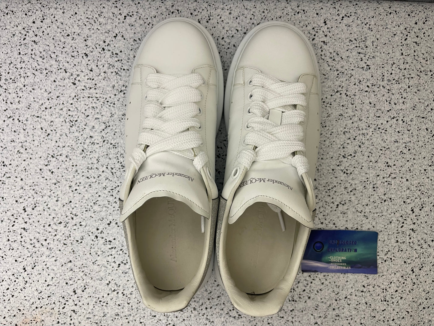 Alexander McQueen Oversized White/Silver 42.5 EU/9.5 Men “Preowned”