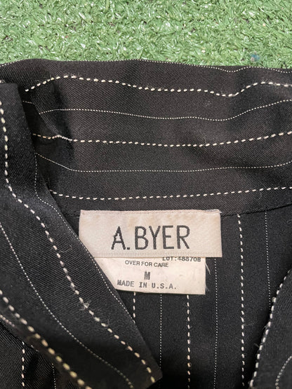 black pinstripe A. Byer longsleeve