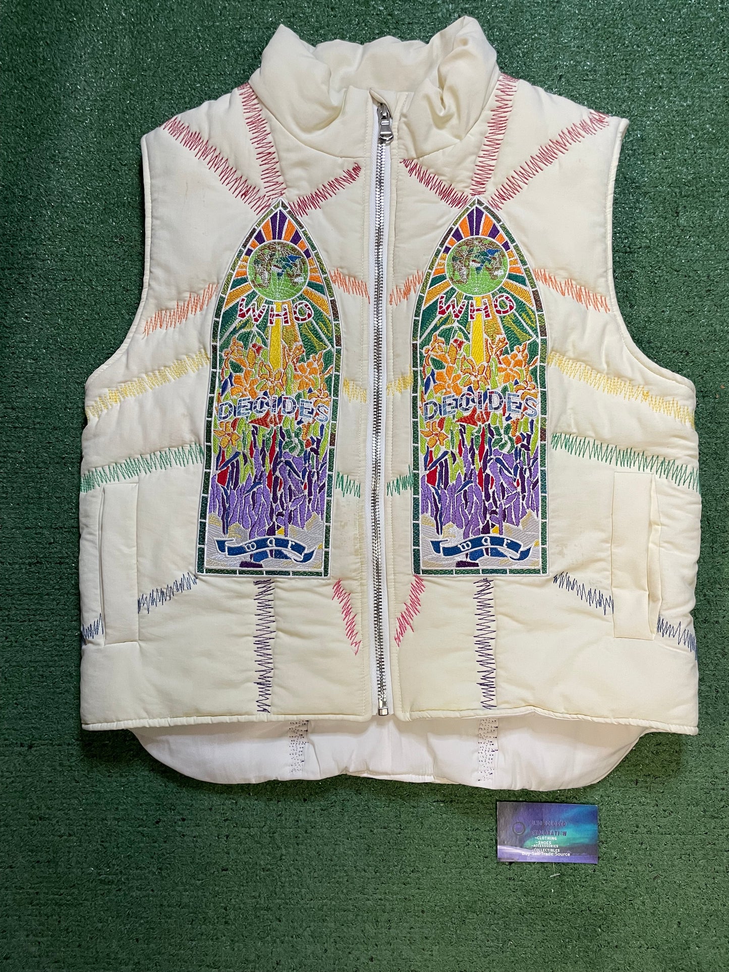 Who Decides War ivory Cathedral Vest