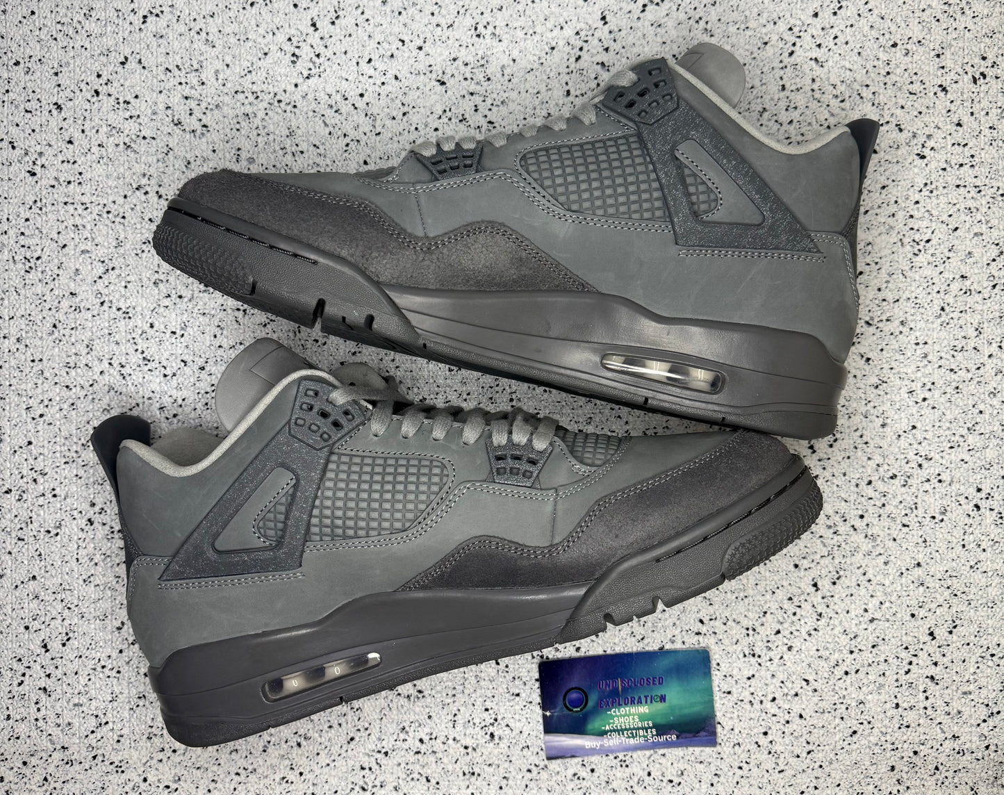 Jordan 4 Wet Cement 12 Men/13.5 Women “Preowned”