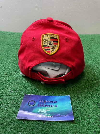 Vintage Porsche 911 Turbo red hat