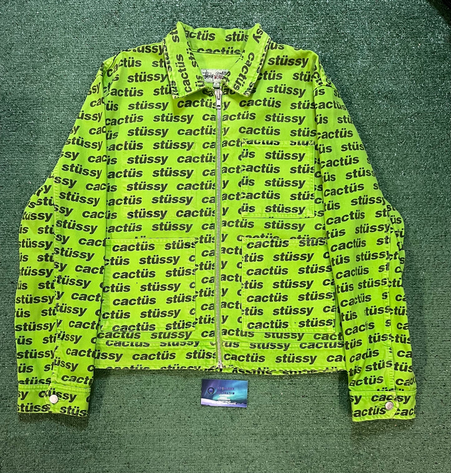Stussy X CPFM Zip up work jacket
