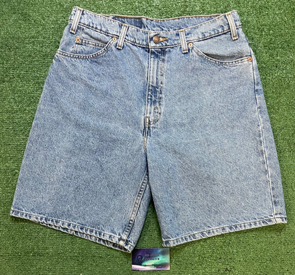 Vintage 1990s Levi 550 orange tab Jean shorts