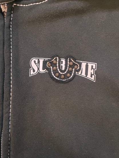 Supreme X True Religion black hoodie
