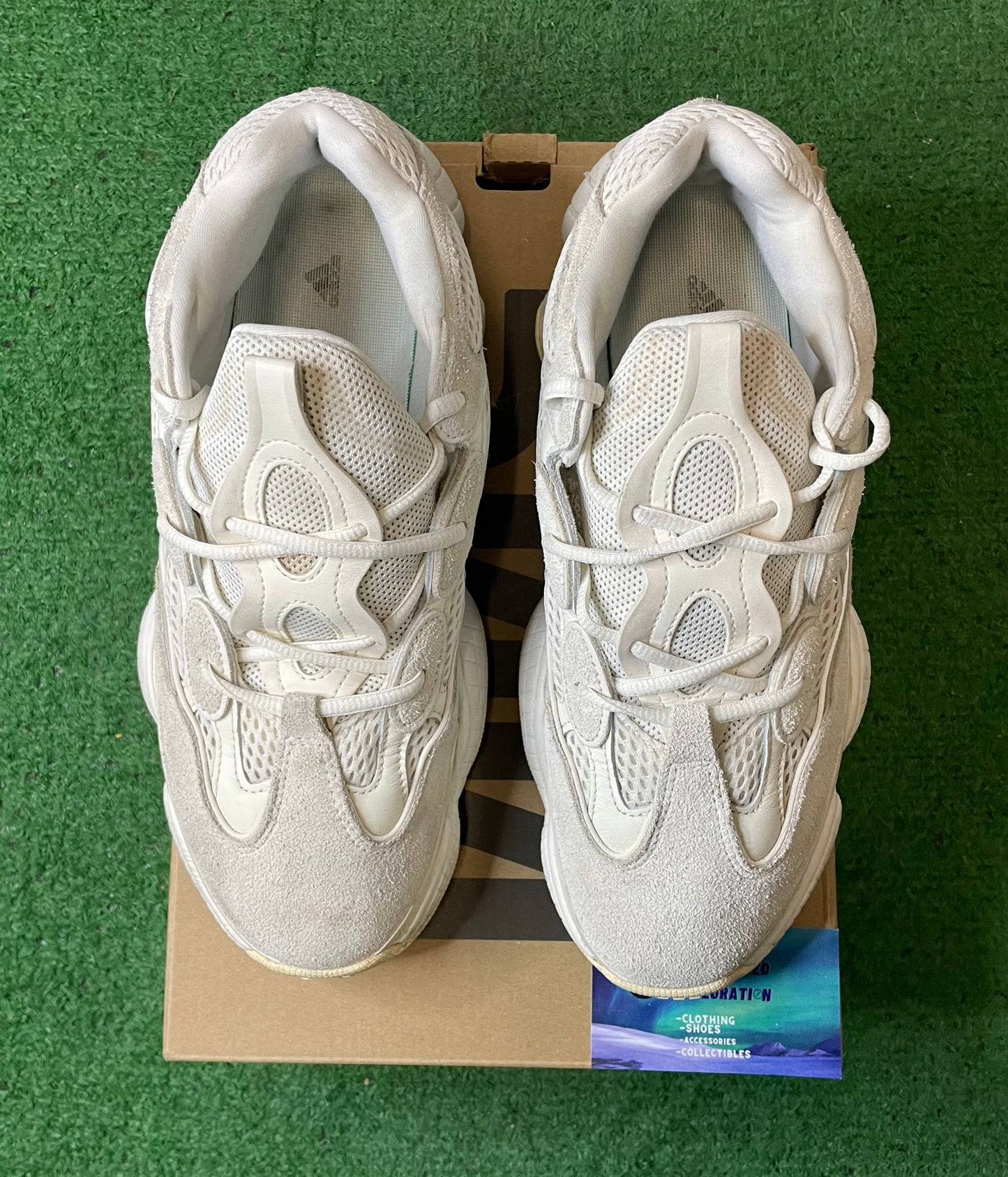 Yeezy 500 Bone white size 10.5men/12women
