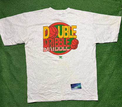 Vintage Seattle SuperSonics Double Dribble Lottery Shirt