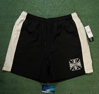 West Coast Choppers Paneled Logo shorts