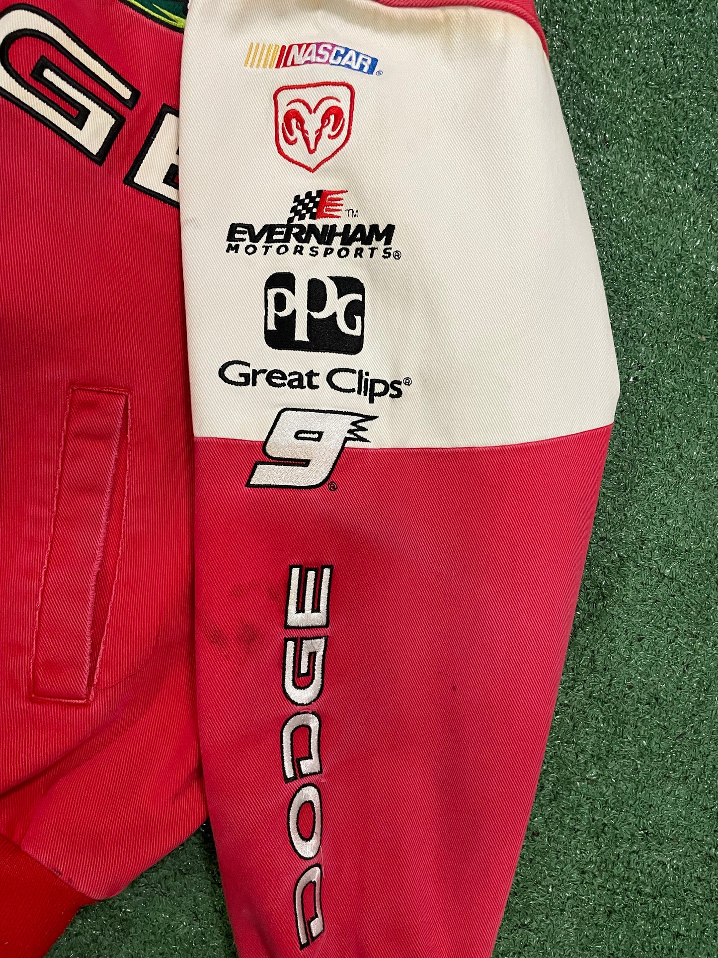 Vintage 1990s Dodge nascar racing jacket