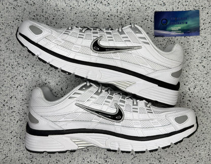 Nike P-6000 White Metallic Silver