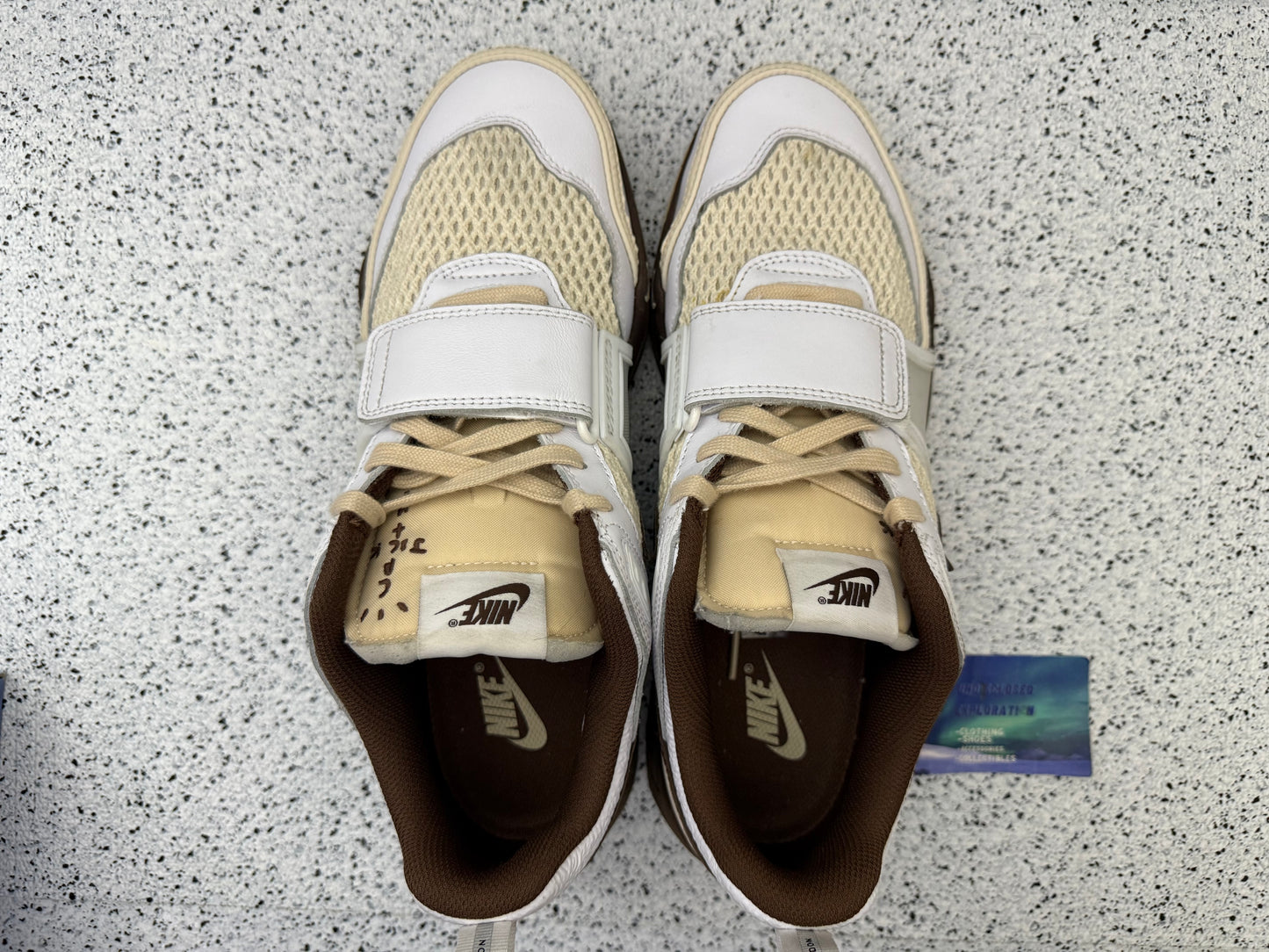 Nike Zoom Field Jaxx Travis Scott Light Chocolate 10.5 Men/12 Women “Preowned”
