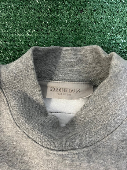 Fear of god essentials heather grey crewneck