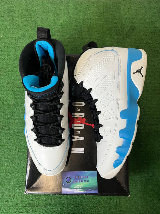 Jordan 9 powder blue size 10.5men/12women