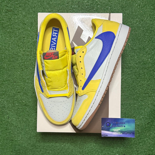 Jordan 1 Low Travis Scott Canary