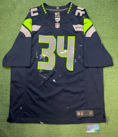 Nike Seattle Seahawks Thomas Rawls #34 jersey