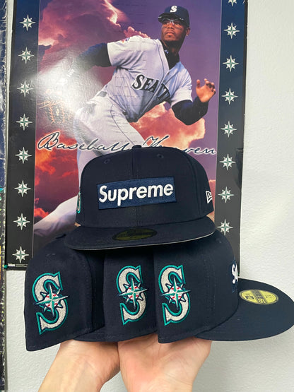 Supreme X Seattle mariners new era fitted hat