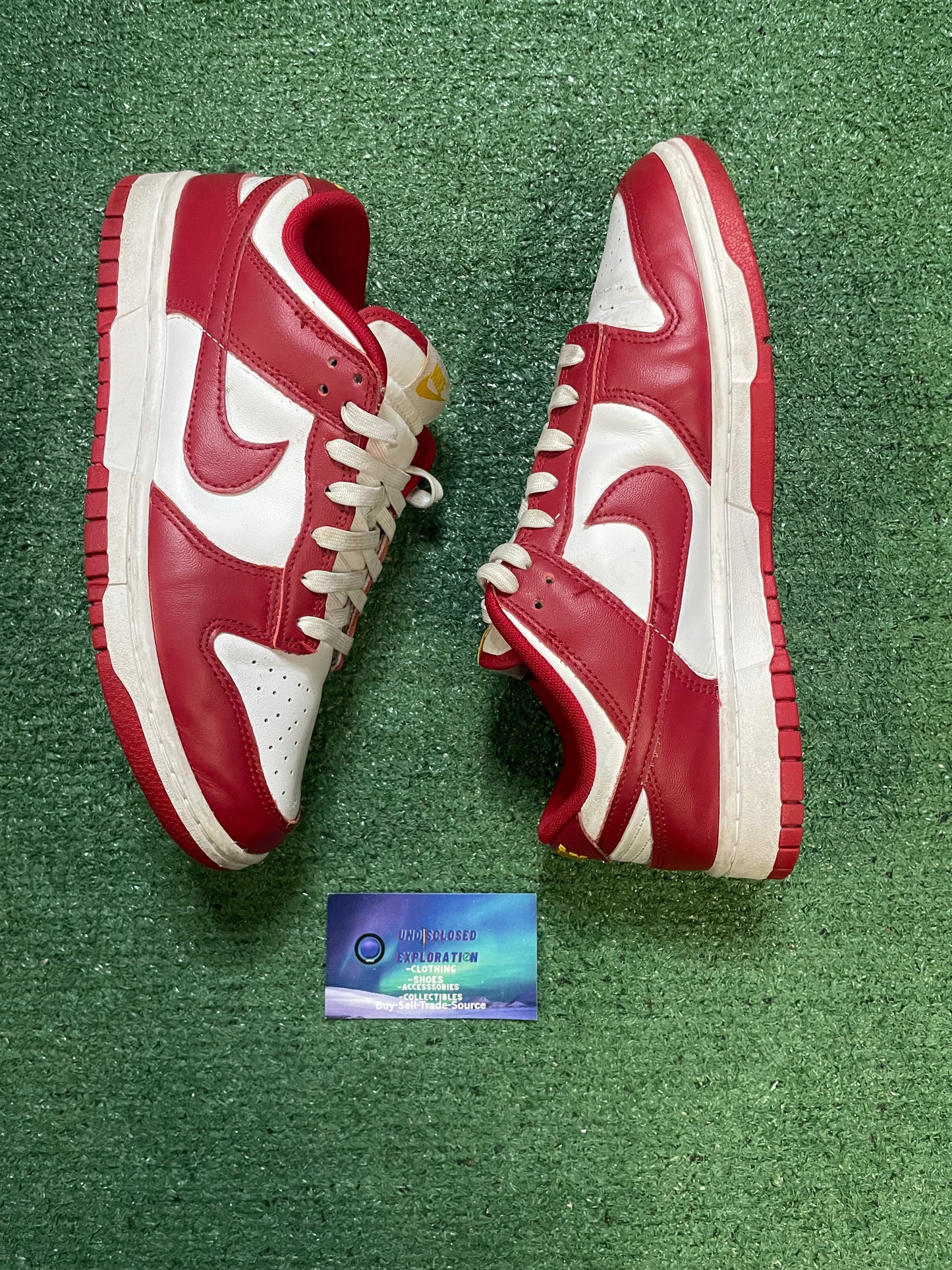 Nike dunk low gym red size 8men/9.5women