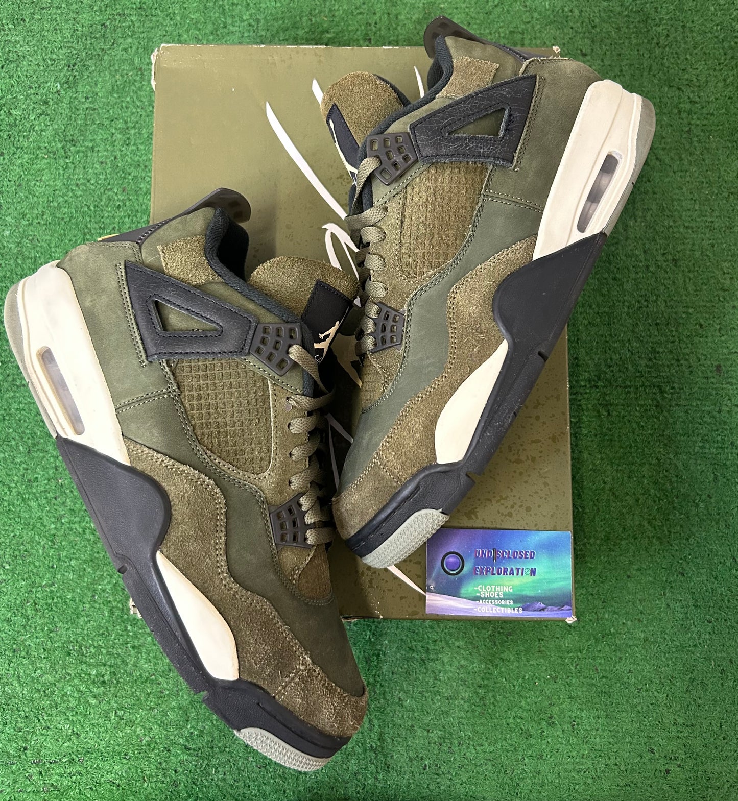 Jordan 4 olive craft size 12men/13.5women