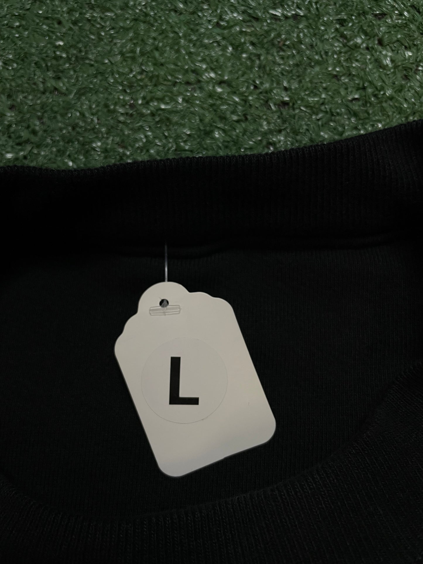 GV Gallery raspberry hills Air Raspberry inside out black crewneck